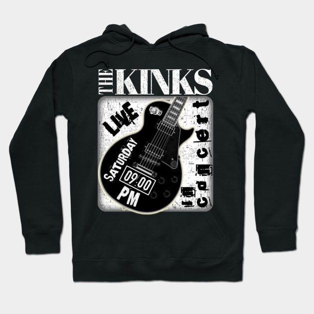 The kinks guitar Hoodie by Cinema Productions